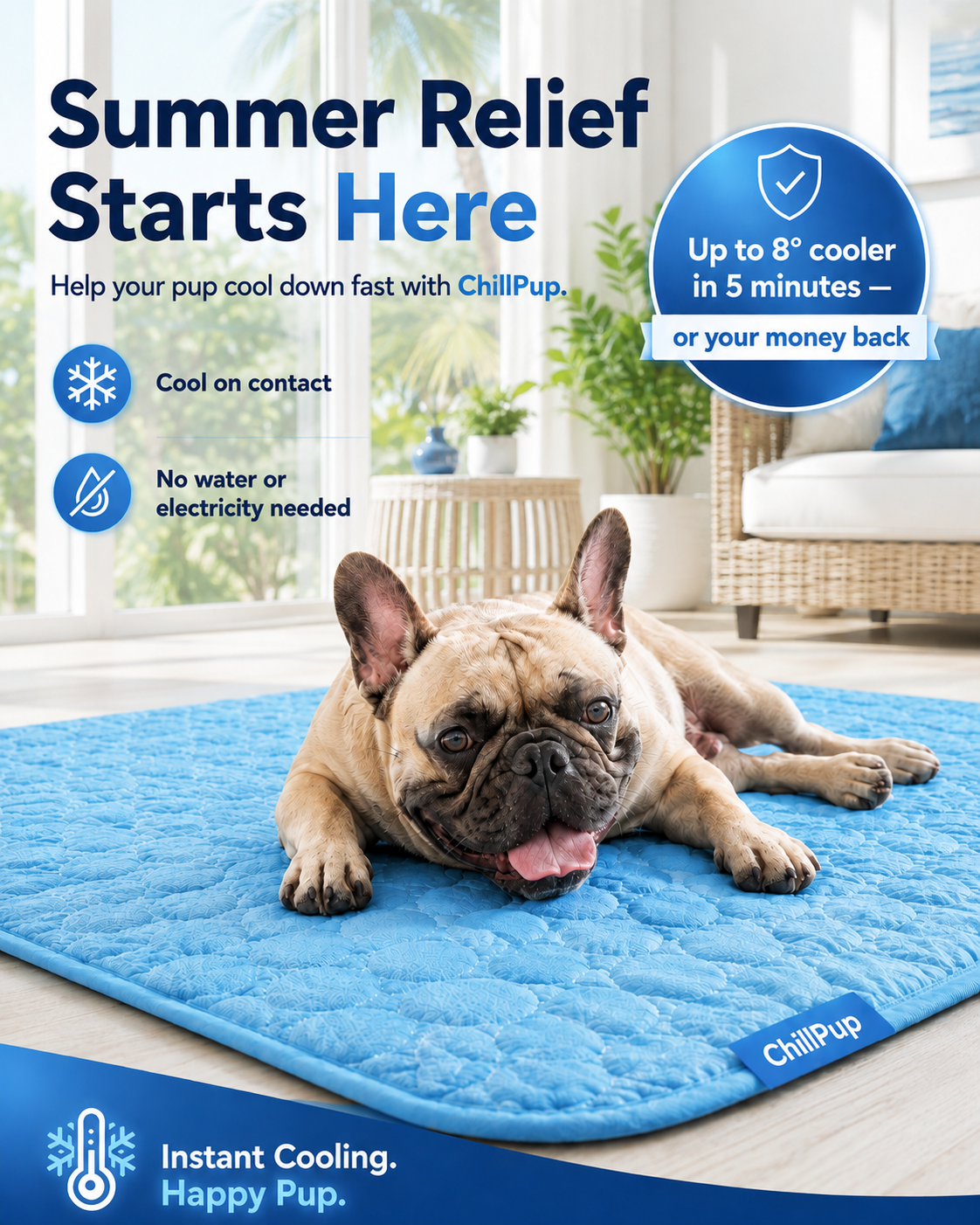 Chillpup™ - Self-Cooling Dog Mat 2.0